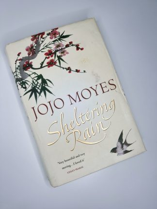 Affordable secondhand Sheltering Rain by Jojo Moyes, hardback, good condition, photo-verified, StrangeBooks UK