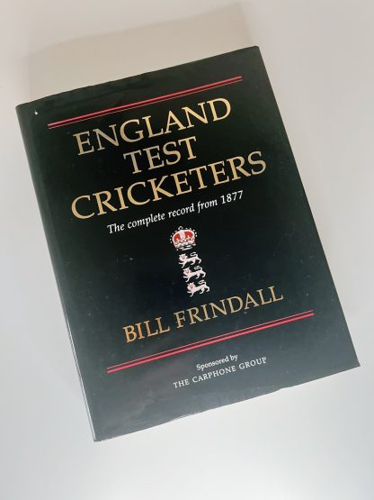 Affordable secondhand England Test Cricketers: The Complete Record from 1877 by Bill Frindall, hardback, very good condition, photo-verified, StrangeBooks UK