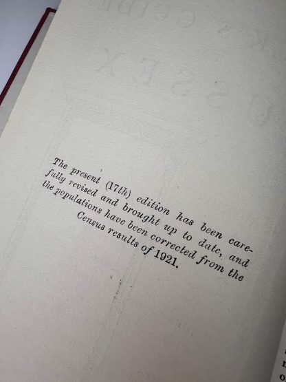 Affordable secondhand Sussex: Blacks Guide Book by J E Morris, hardback, very good condition, photo-verified, StrangeBooks UK