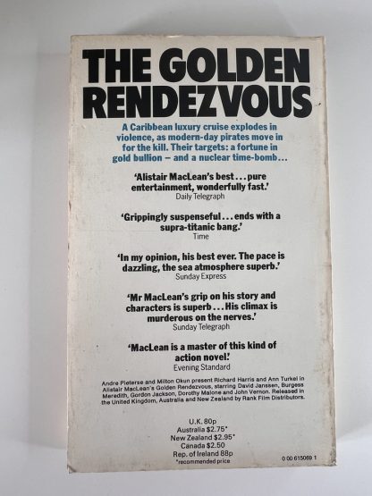An image of the book The Golden Rendezvous by Alistair Maclean