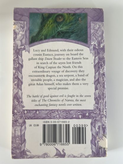 An image of the book The Voyage of the Dawn Treader by C S Lewis