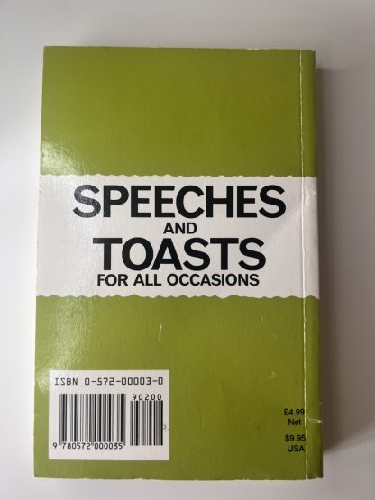 An image of the book Speeches and Toasts For All Occasions