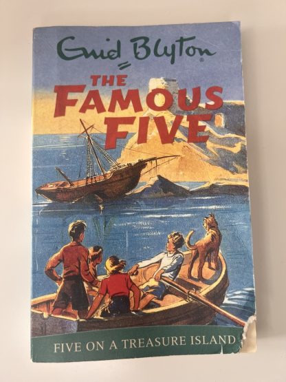 An image of the book The Famous Five: Five on a Treasure Island by Enid Blyton