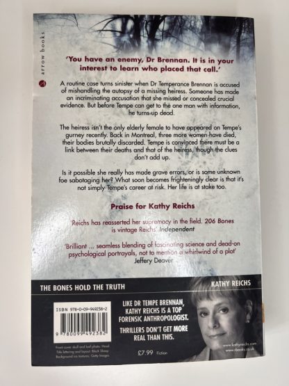 An image of the book 206 Bones by Kathy Reichs