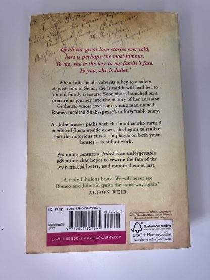 An image of the book Juliet by Anne Fortier