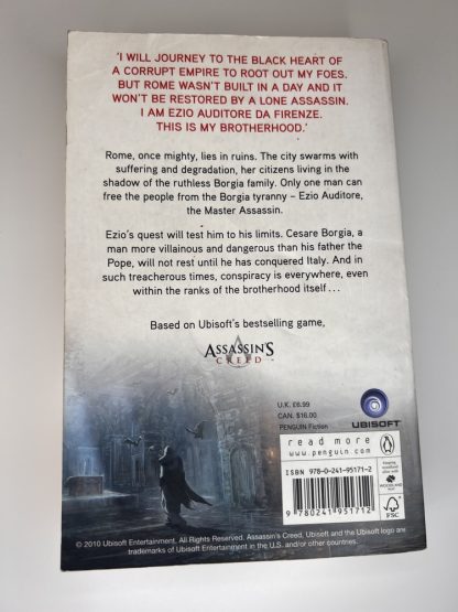 An image of the book Assassins Creed: Brotherhood by Oliver Bowden