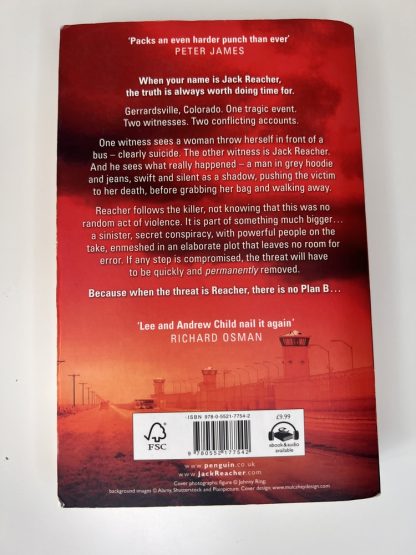 An image of the book No Plan B by Lee Child