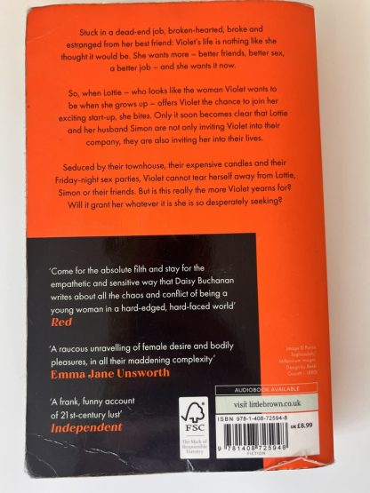 An image of the book Insatiable by Daisy Buchanan