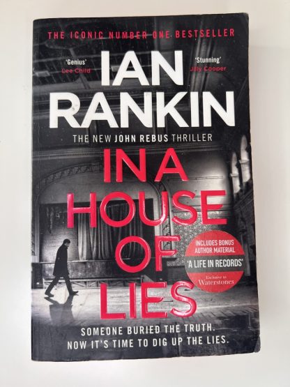 An image of the book In a House of Lies by Ian Rankin