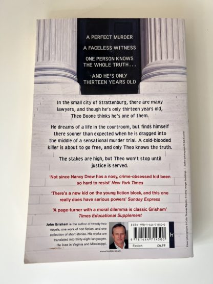 An image of the book Theodore Boone by John Grisham