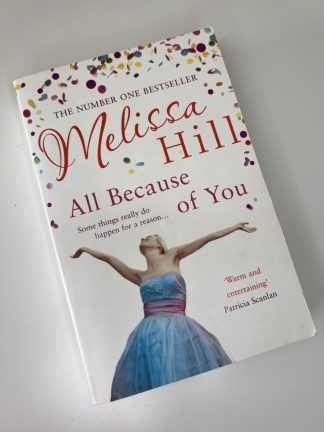 An image of the book All Because of You by Melissa Hill