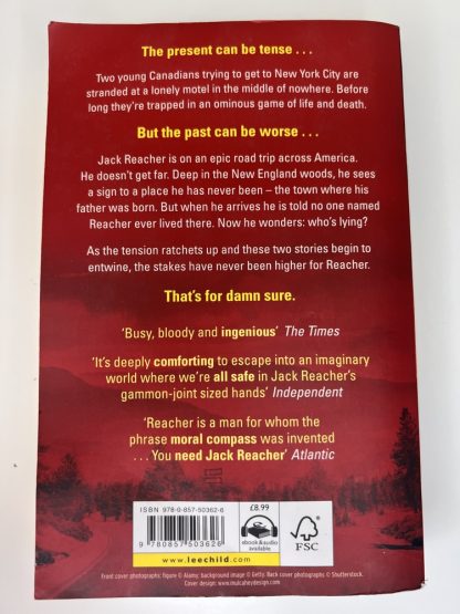 An image of the book Past Tense by Lee Child