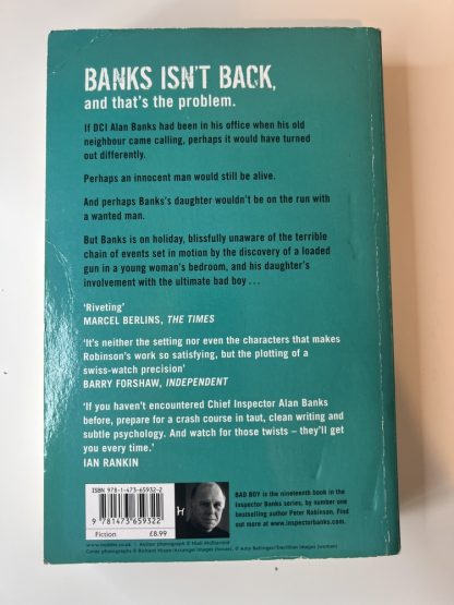 An image of the book Bad Boy by Peter Robinson
