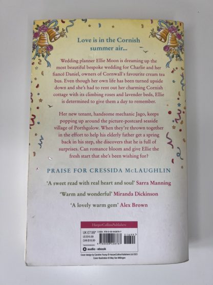 An image of the book The Cornish Cream Tea Wedding by Cressida McLaughlin