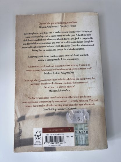 An image of the book Home by Marilynne Robinson