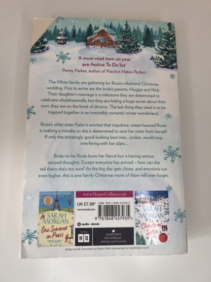 An image of the book A Wedding in December by Sarah Morgan
