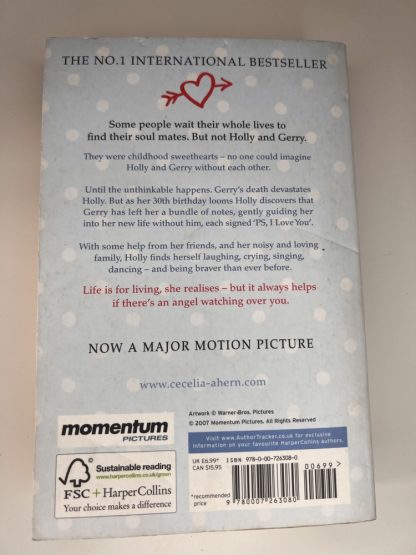 An image of the book P.S. I Love You by Cecelia Ahern
