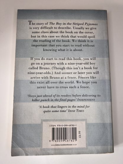 An image of the book The Boy in the Striped Pyjamas by John Boyne