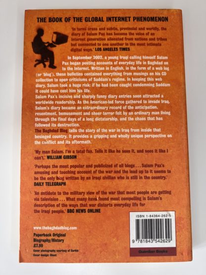 An image of the book The Baghdad Blog by Salam Pax