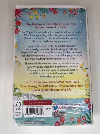 An image of the book The little Flower Shop by the Sea by Ali McNamara