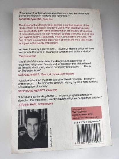 An image of the book The End of Faith by Sam Harris
