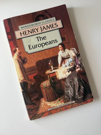 An image of the book the Europeans by Henry James