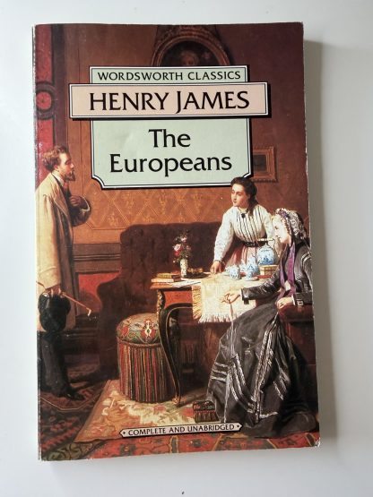 An image of the book the Europeans by Henry James