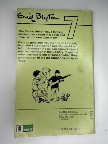 An image of the book Go Ahead Secret Seven by Enid Blyton
