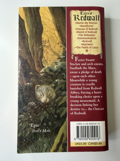 An image of the book Outcast of Redwall by Brian Jacques