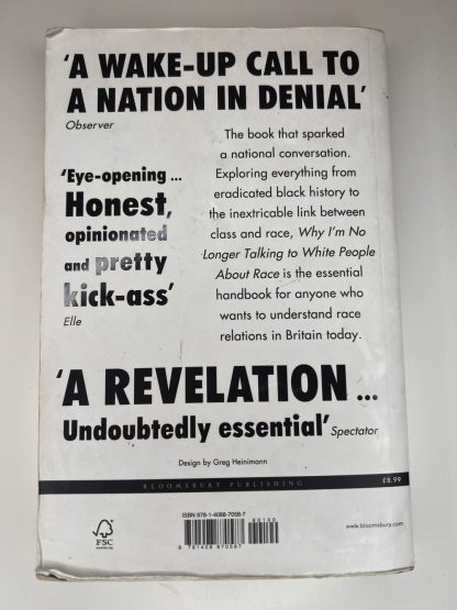 An image of the book Why I'm no longer talking to white people about race by Reni Eddo-Lodge
