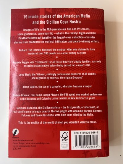 An image of the book The Mammoth Book of the Mafia by various and edited by Nigel Cawthorne and Colin Cawthorne