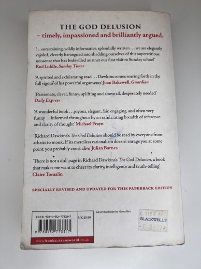 An image of the book The God Delusion by Richard Dawkins
