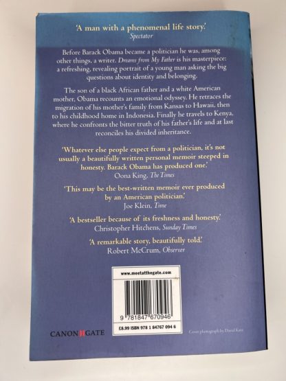 An image of the book Dreams from my Father by Barack Obama