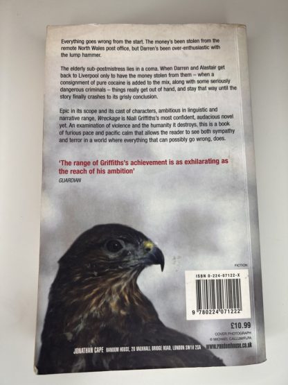 An image of the book Wreckage by Niall Griffiths