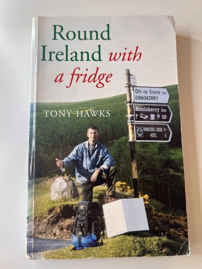 An image of the book Round Ireland with a Fridge by Tony Hawks