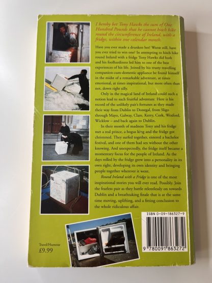 An image of the book Round Ireland with a Fridge by Tony Hawks