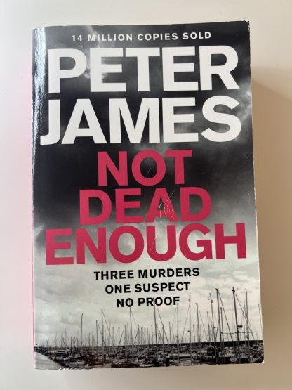An image of the book Not Dead Enough by Peter James
