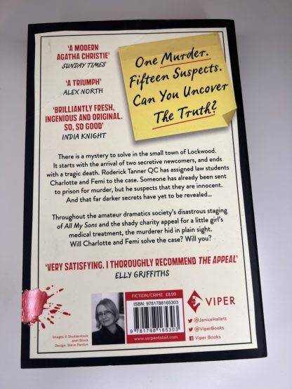 An image of the book The Appeal by Janice Hallett