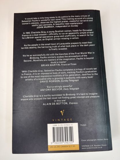 An image of the book Charlotte Gray by Sebastian Faulks