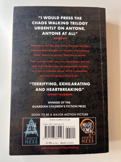 An image of the book The Knife of Never Letting Go by Patrick Ness