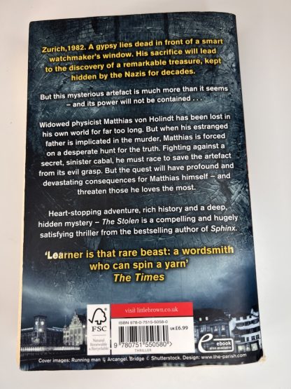An image of the book The Stolen by T S Learner