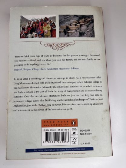 An image of the book Three Cups of Tea by Greg Mortenson and David Relin