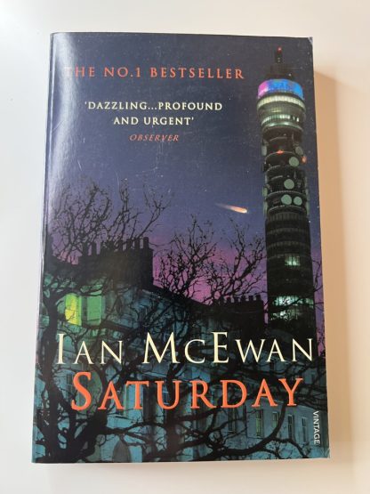 An image of the book Saturday by Ian McEwan