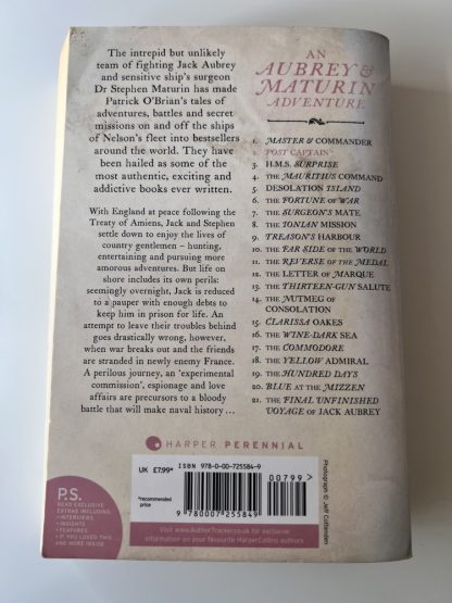 An image of the book Post Captain by Patrick O'Brian