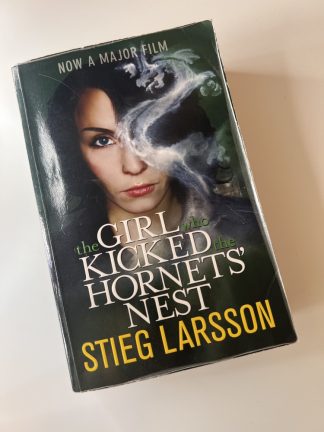 An image of the book The Girl who kicked the hornets' nest by Stieg Larsson