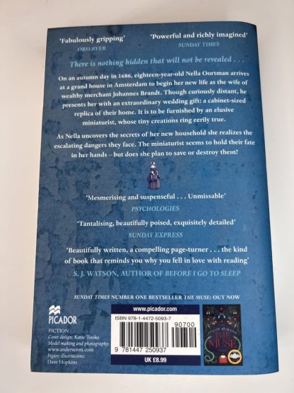 An image of the book The Miniaturist by Jessie Burton