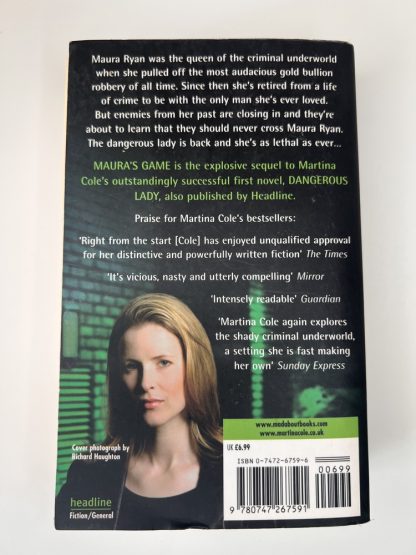 An image of the book Maura's Game by Martina Cole