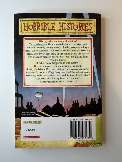An image of the book Horrible Histories: The Blitzed Brits by Terry Deary