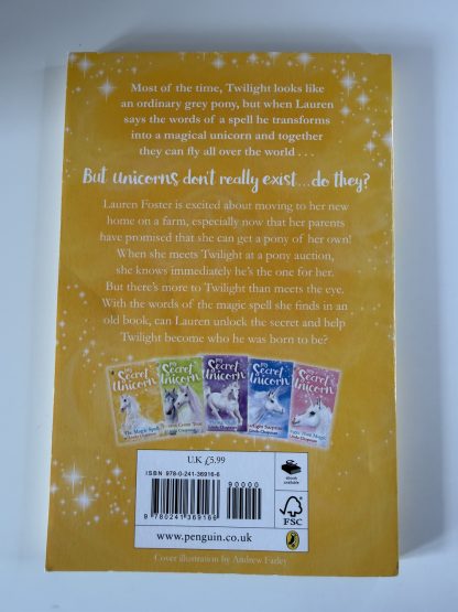 An image of the book My Secret Unicorn: The Magic Spell by Linda Chapman