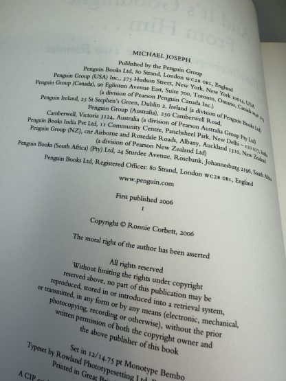 An image of the book And it's goodnight from him by Ronnie Corbet